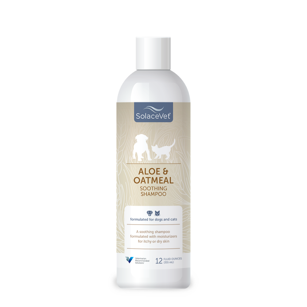 SolaceVet® Aloe & Oatmeal Soothing Shampoo 12oz