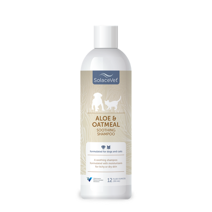 SolaceVet® Aloe & Oatmeal Soothing Shampoo 12oz