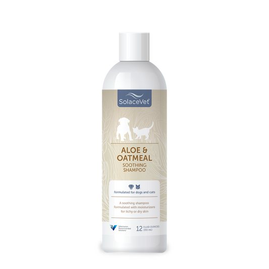 SolaceVet® Aloe & Oatmeal Soothing Shampoo 12oz