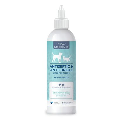 SolaceVet® Antiseptic & Antifungal Medical Flush 12oz